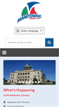 Mobile Screenshot of co.manitowoc.wi.us